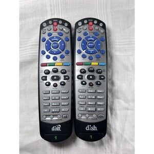 (2) DISH Network 20.1 IR Satellite Receiver Replacement Remote Control (180546)